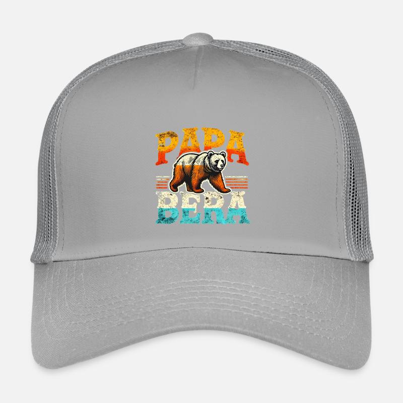 Papa Ours Style Rétro, Pères Casquette trucker enfant