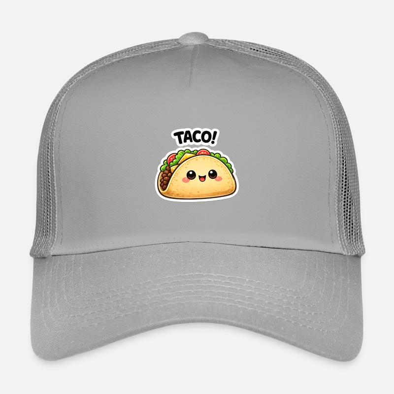 Taco kawaï avec un joli visage Casquette trucker enfant