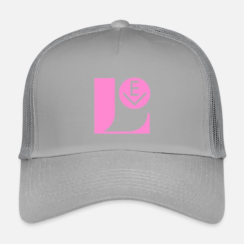 Bold Minimalist Pink Love Typographic Print Kids’ Trucker Cap
