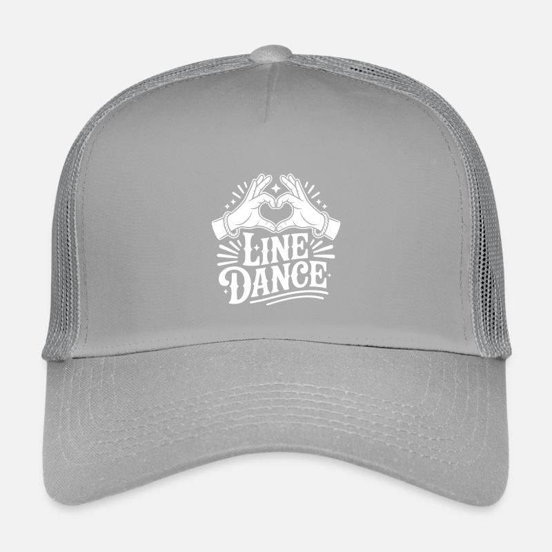 Line Dance Heart Hand Illustration Kids’ Trucker Cap