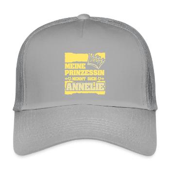 Spruch Annelie - Kinder Trucker-Cap - Hellgrau - Vorne