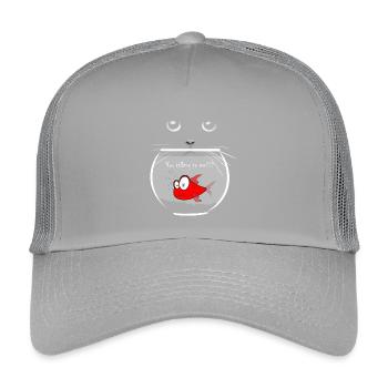 goldfish - Kids’ Trucker Cap - light grey - Front