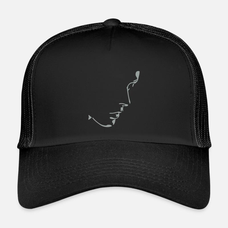 girl face, light and shadow Kinder Trucker-Cap