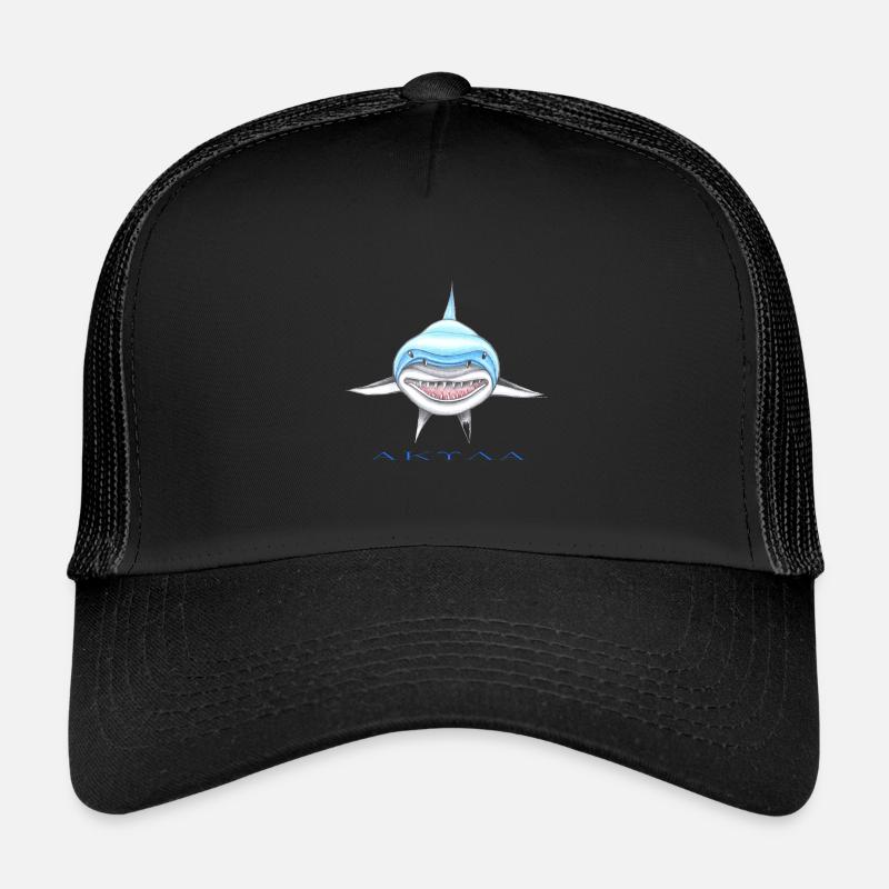 Hai - Kinder Trucker-Cap - Schwarz/Schwarz