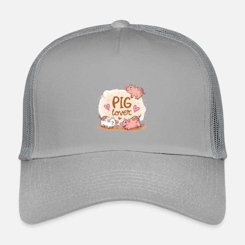 Funny and Warm Pigs Showcase Kids’ Trucker Cap