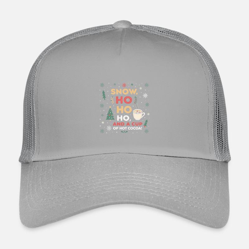 Ho Ho Ho and hot cocoa Kids’ Trucker Cap