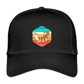Lizard - Kids’ Trucker Cap - black/black - Front