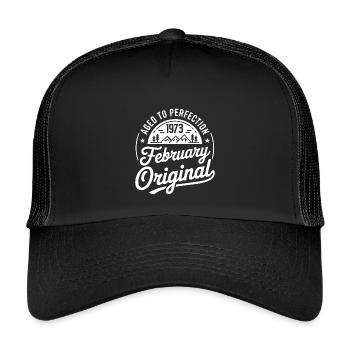 February 1973 – Legend of the Peaks and Mountains - Kids’ Trucker Cap - black/black - Front
