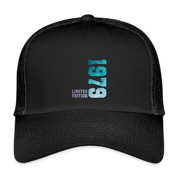 1979 Limited Edition 47 Years Anniversary - Kids’ Trucker Cap - black/black - Front