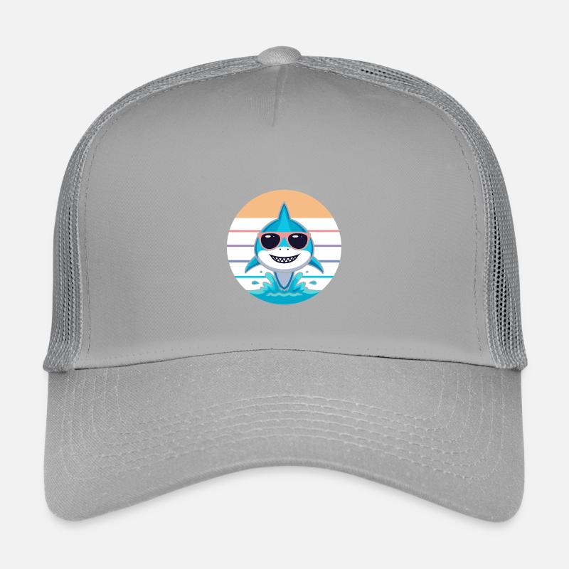 Requin pastel lunettes de soleil Casquette trucker enfant