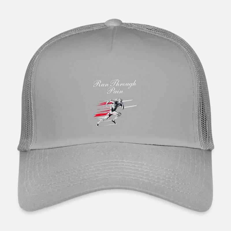 Running Jogging Motivation Sprint Runner Design Kids’ Trucker Cap