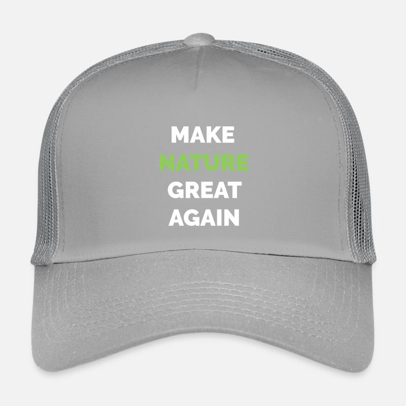 make nature great again climate protection symbol tree Kids’ Trucker Cap