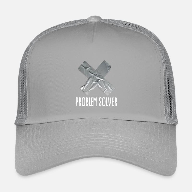 Problem solver lustig Klebeband Mann Vater Kinder Trucker-Cap