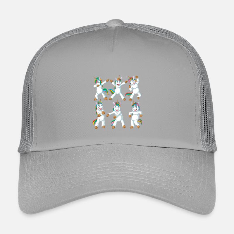 Unicorn dabbing Kids’ Trucker Cap