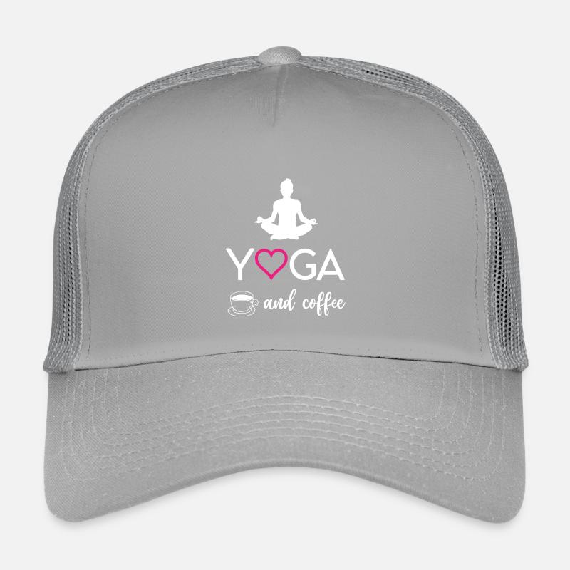 Yoga and Coffee Kids’ Trucker Cap
