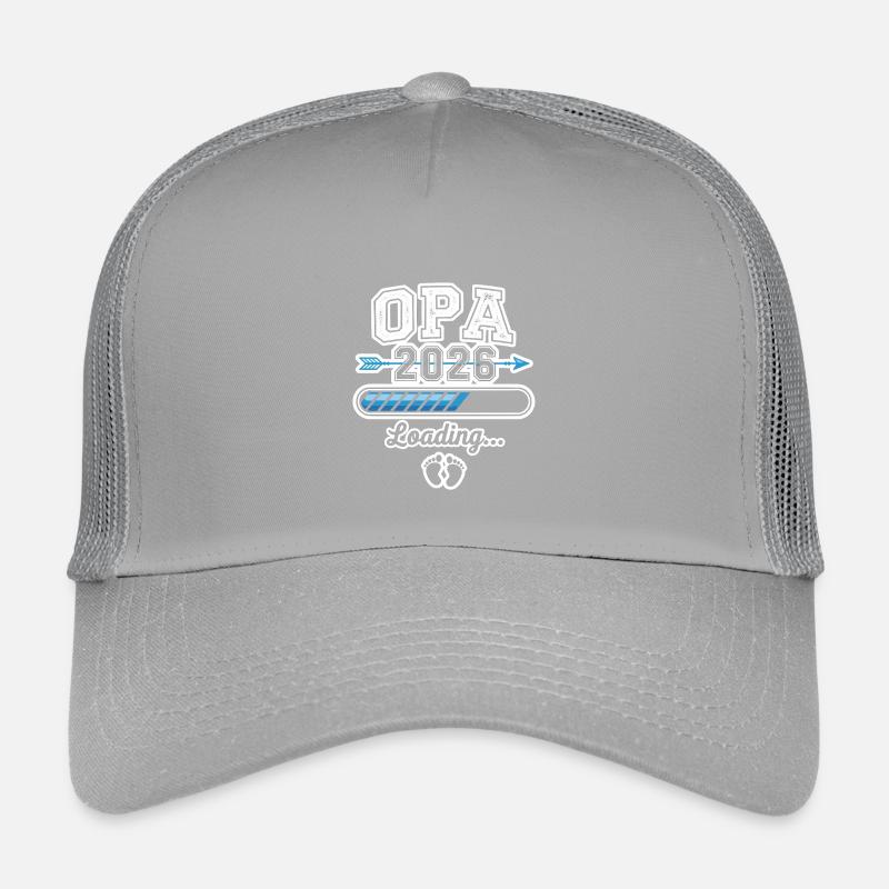 Opa 2026 Loading Bar Baby Ankündigung Geschenk Kinder Trucker-Cap