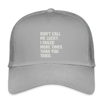 Humorous quote for confidant - Kids’ Trucker Cap - light grey - Front