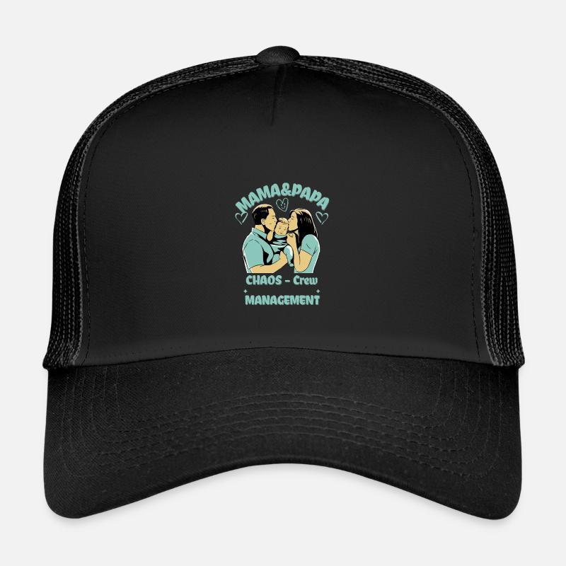 MAMAN ET PAPA CHAOS CREW Casquette trucker enfant