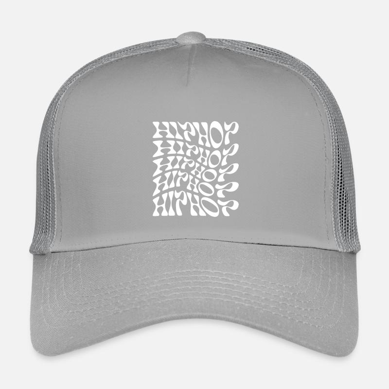 Hip Hop Swirl Abstract typography Pattern Kids’ Trucker Cap