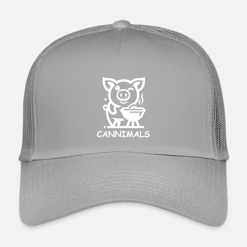 Cannimals – Logo White Edition Kinder Trucker-Cap