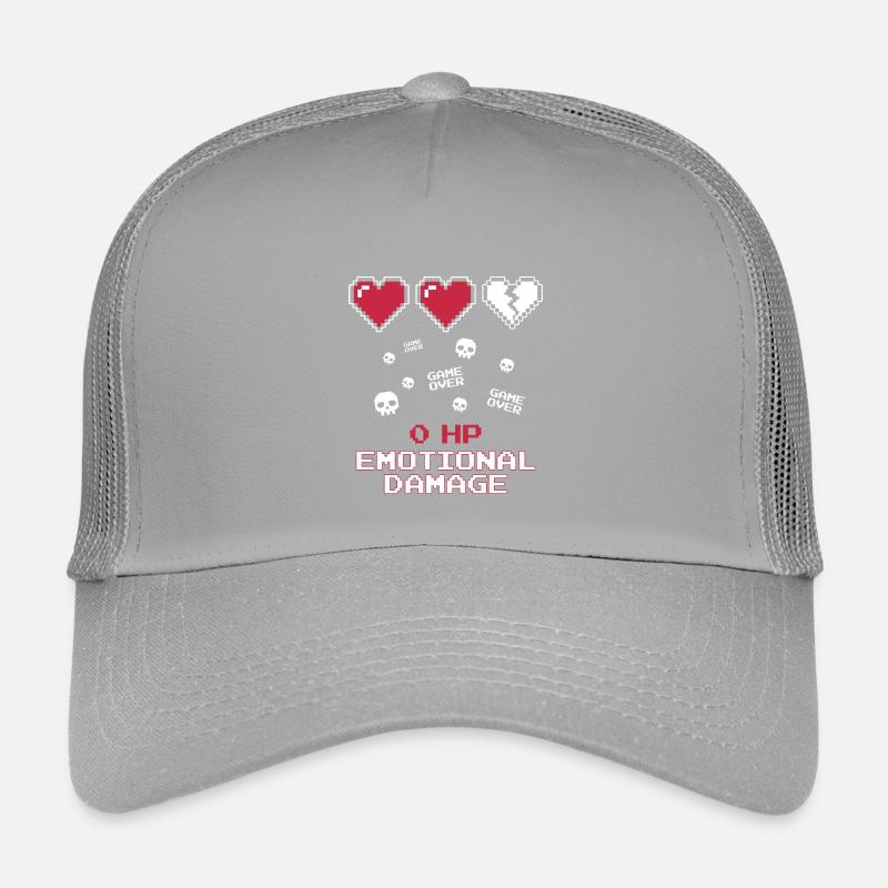 Pixel des dégâts émotionnels Casquette trucker enfant