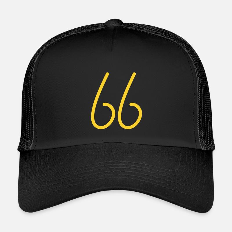 66 - Kinder Trucker-Cap - Schwarz/Schwarz