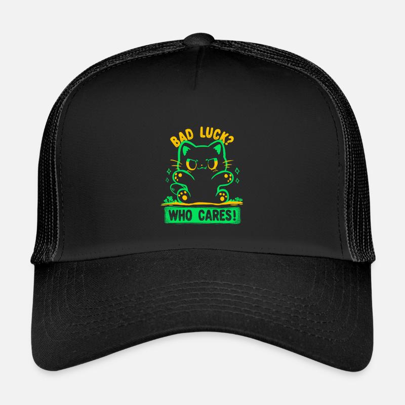 Bad Luck Who Care's Kinder Trucker-Cap