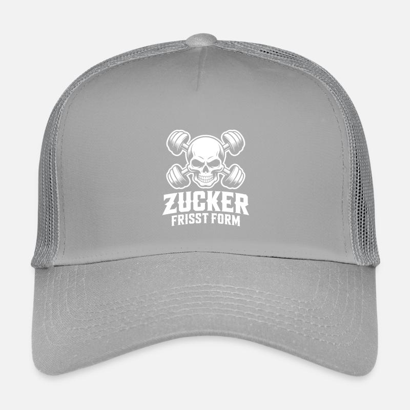 Skull Strength Gym Design Avoid Sugar Kids’ Trucker Cap