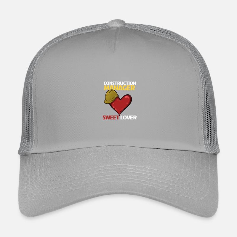 Construction Worker Heart Love Design Kids’ Trucker Cap