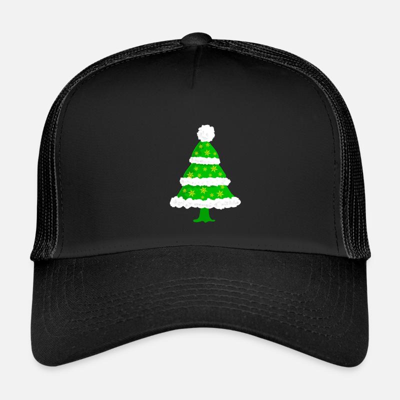 Tannenbaum Weihnachten - Kinder Trucker-Cap - Schwarz/Schwarz