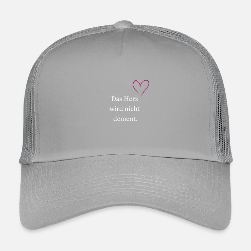 The heart does not become demented. Kids’ Trucker Cap
