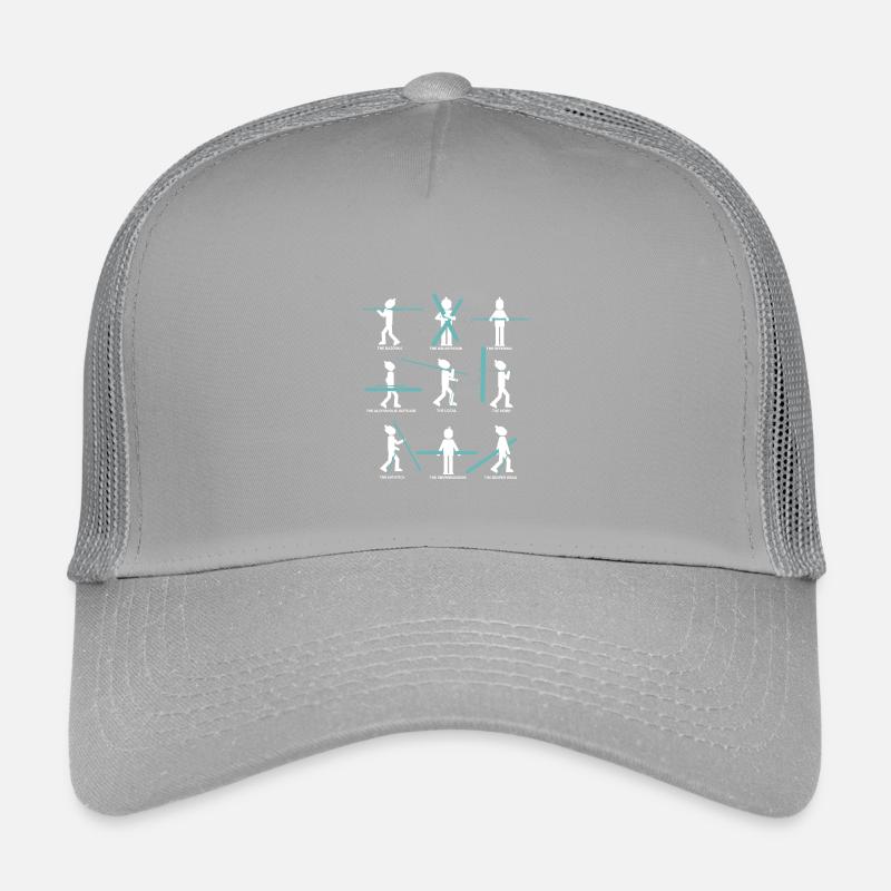 9 types de skieurs Casquette trucker enfant