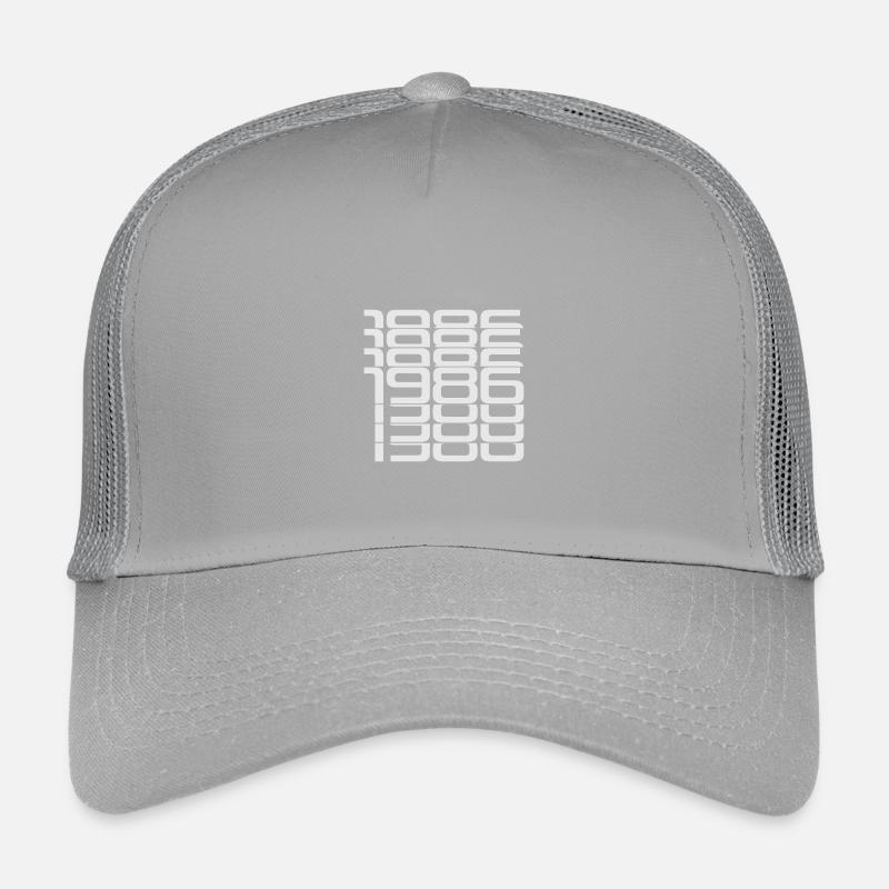 1986 Stack Ziffern Muster Kinder Trucker-Cap