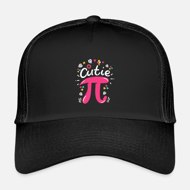 Pi jour Pi maths - Casquette trucker enfant - noir/noir