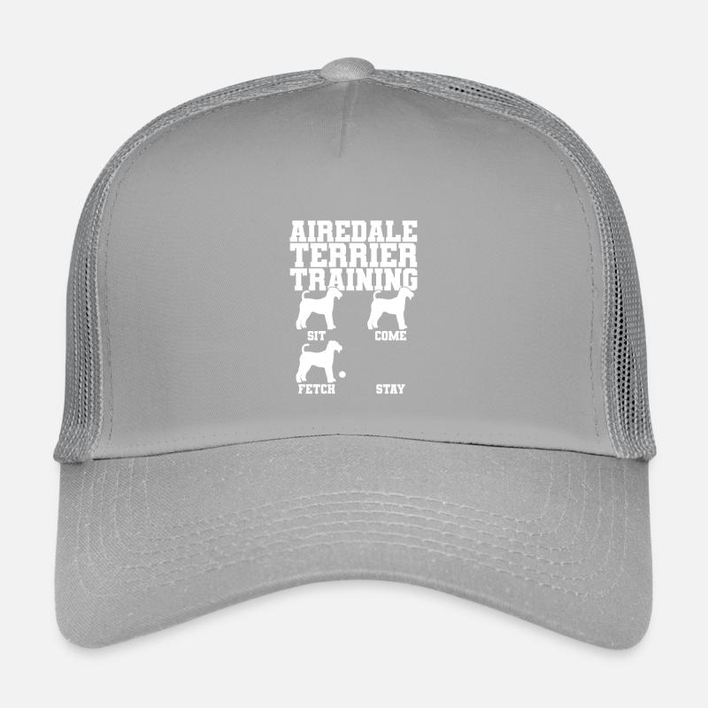 Airedale Terrier Training Kinder Trucker-Cap