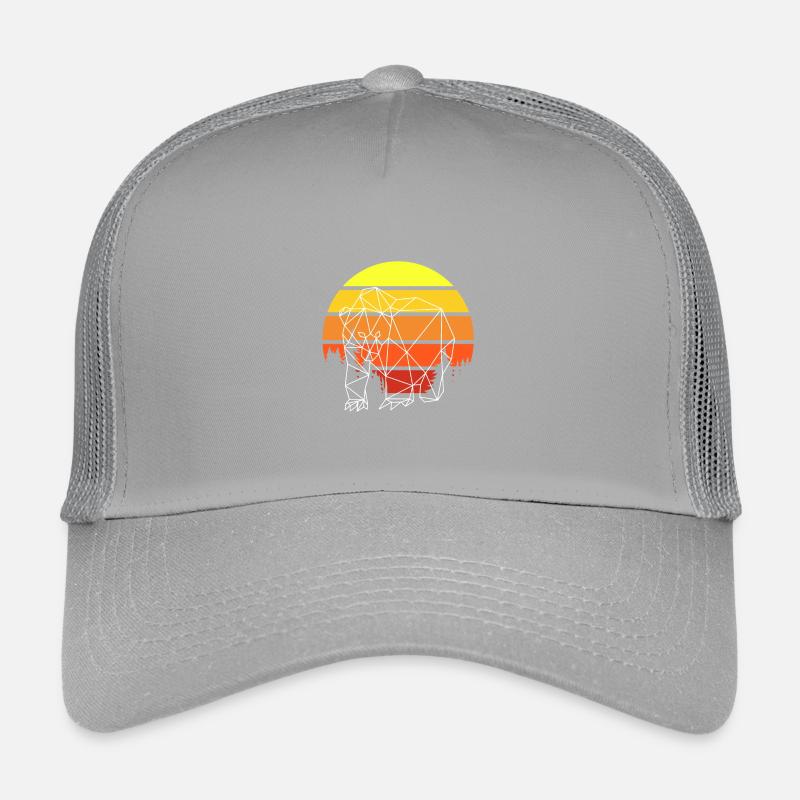 Bär Polygon Sunset Kinder Trucker-Cap