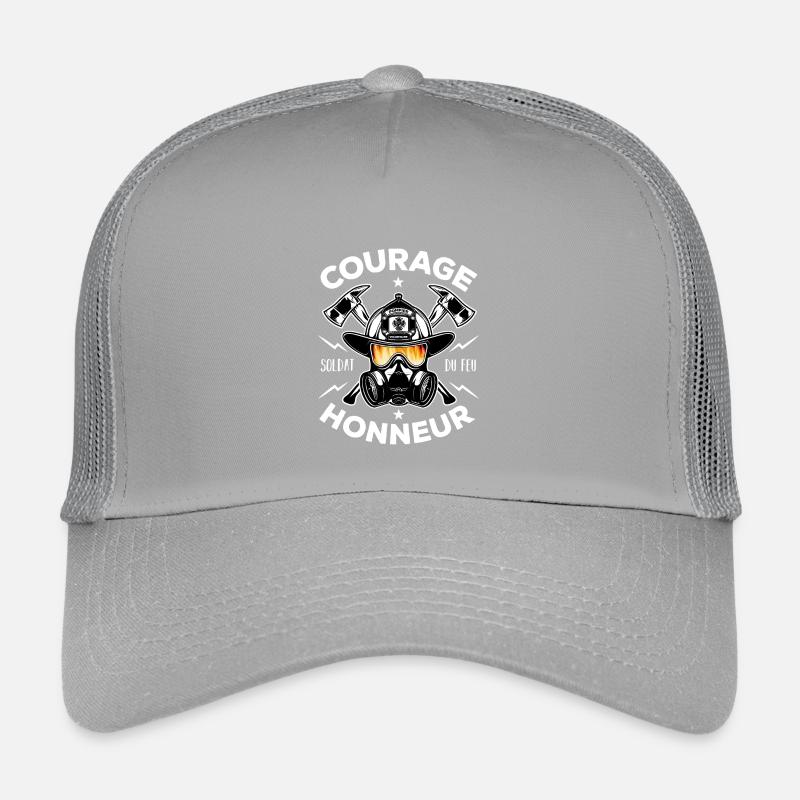Soldat du feu Courage Honneur Cadeau Pompier Casquette trucker enfant