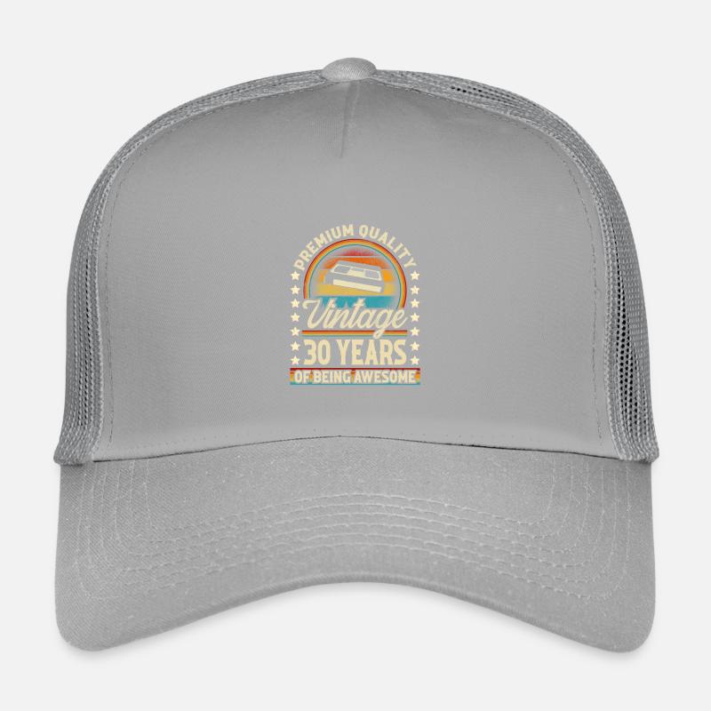 30th Birthday Vintage Vhs Kids’ Trucker Cap