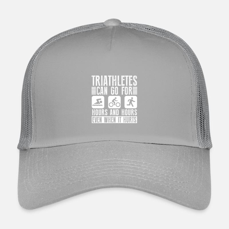 Triathletes can do triathlon for hours Kids’ Trucker Cap