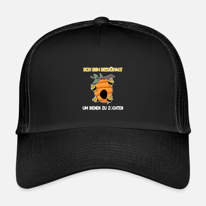 Imker - Kinder Trucker-Cap - Schwarz/Schwarz