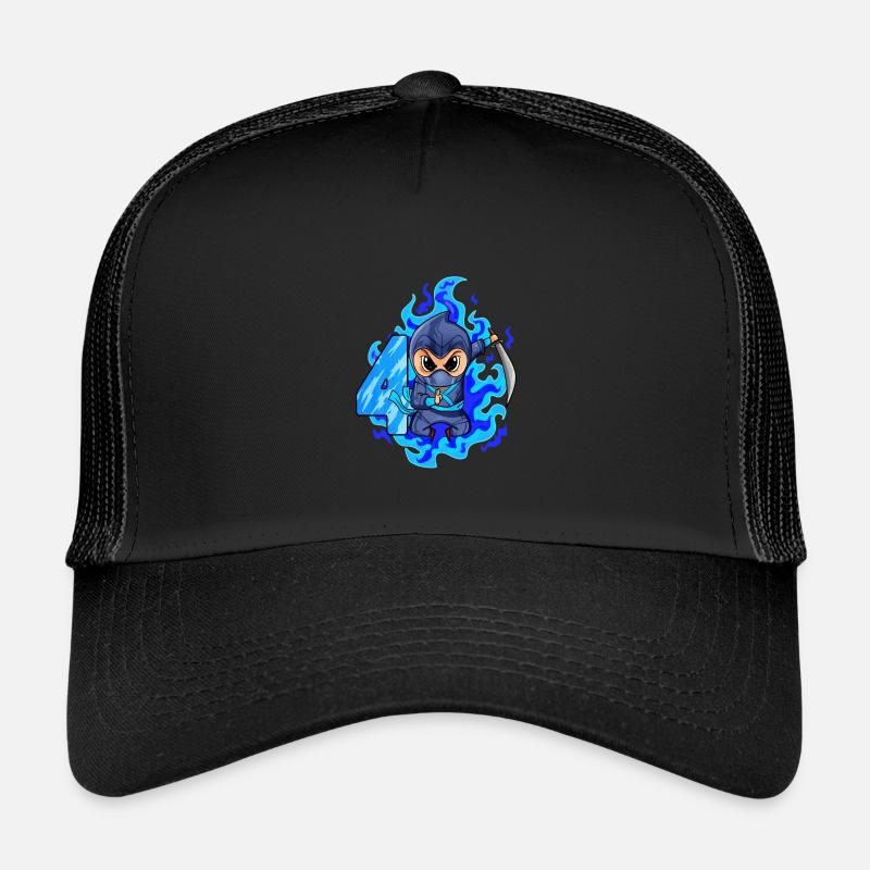 4th birthday boy 4 years old ninja Kids’ Trucker Cap