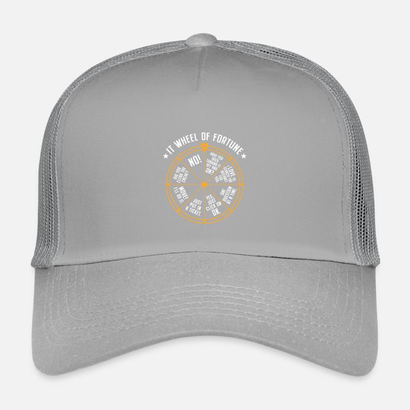 IT Support Glücksrad Service Desk IT Helpdesk Nerd Kinder Trucker-Cap