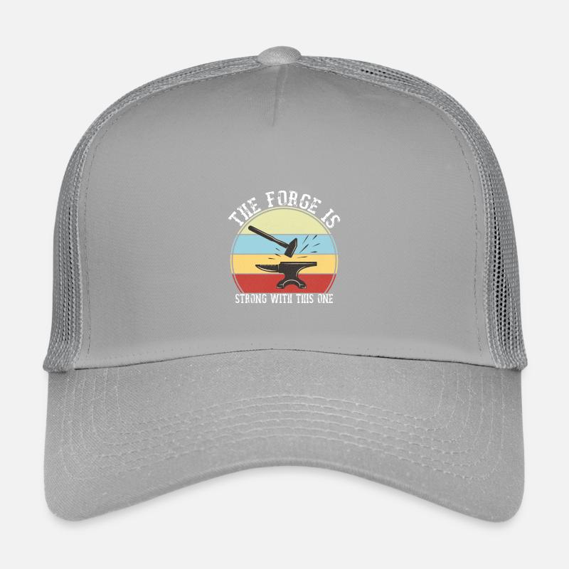The Forge Is Strong With This One Blacksmith Kinder Trucker-Cap