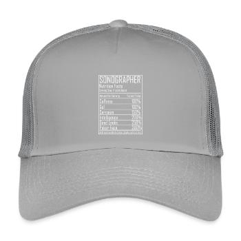 Ultraschall Tech Sonographer Radiologie Ernährung - Kinder Trucker-Cap - Hellgrau - Vorne