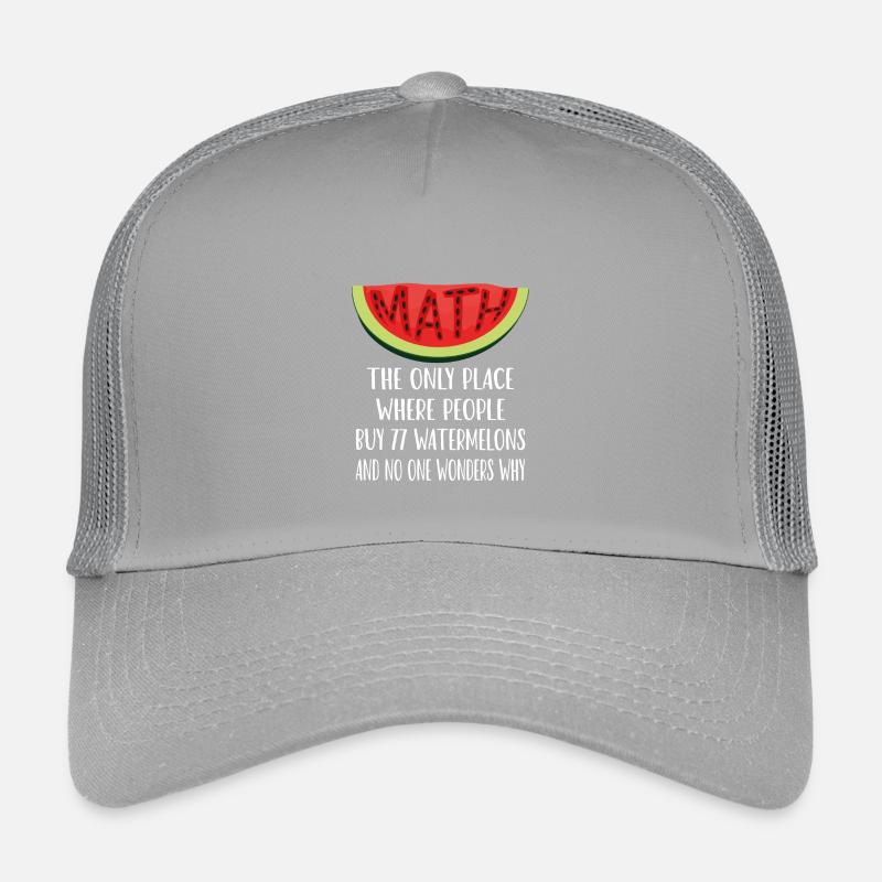 Mathématiques et pastèques amusants Casquette trucker enfant