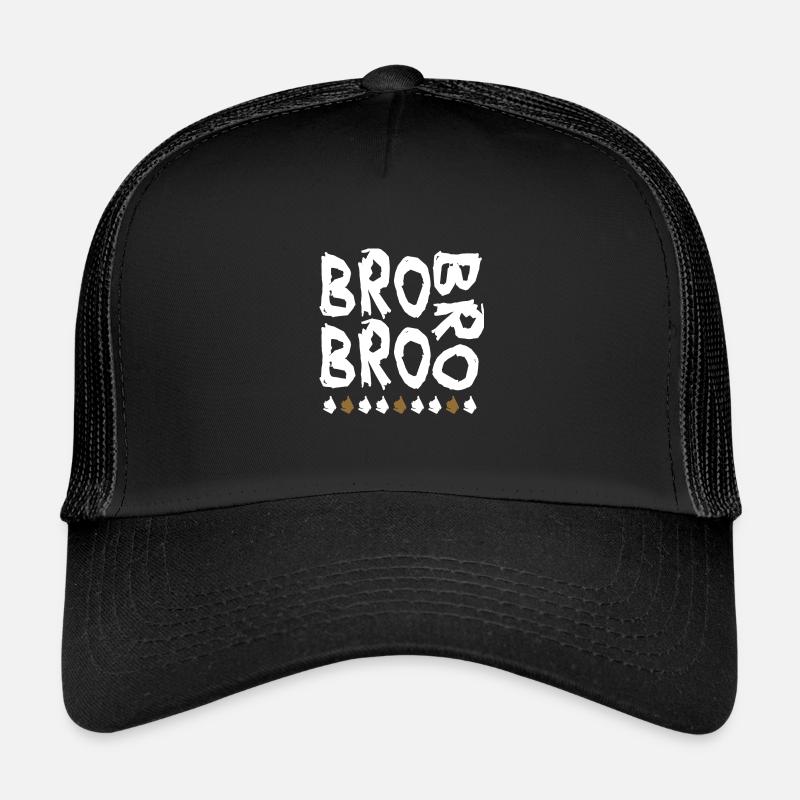 bro bro bro - Kinder Trucker-Cap - Schwarz/Schwarz
