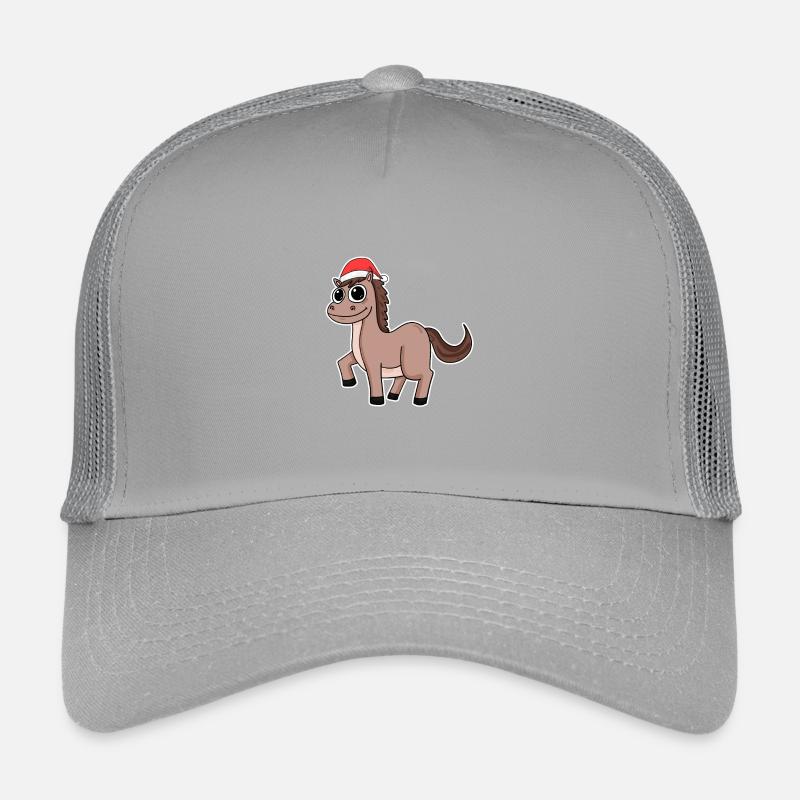 Pferd Weihnachten Kinder Trucker-Cap