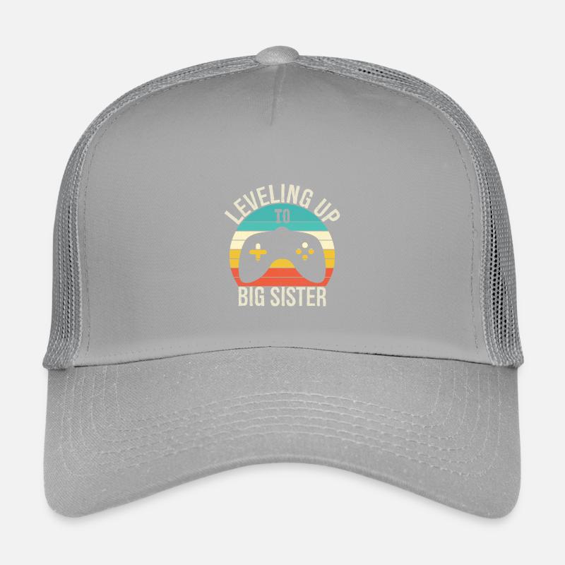 Leveling up to Big Sister Kids’ Trucker Cap