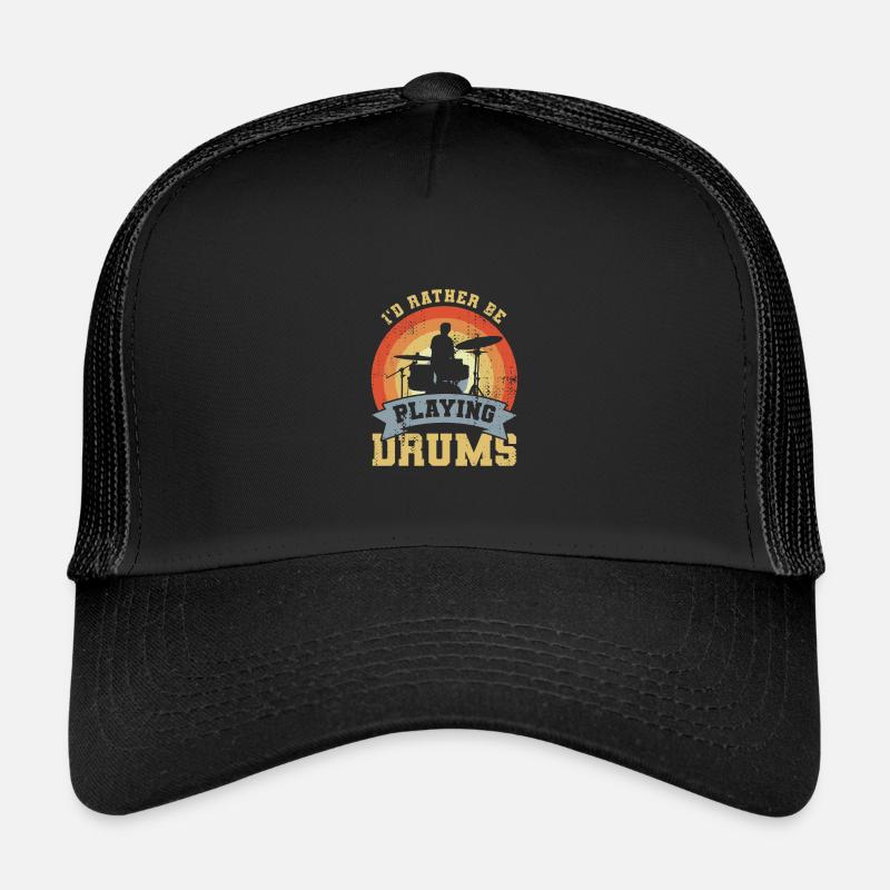 Drummer Spruch Kinder Trucker-Cap