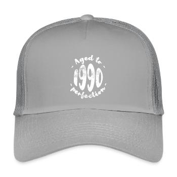 Nostalgic 1990s Perfection - Kids’ Trucker Cap - light grey - Front